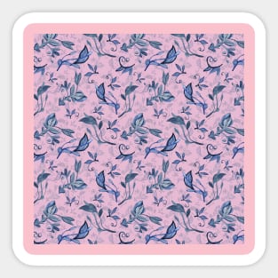 botanical pattern Sticker